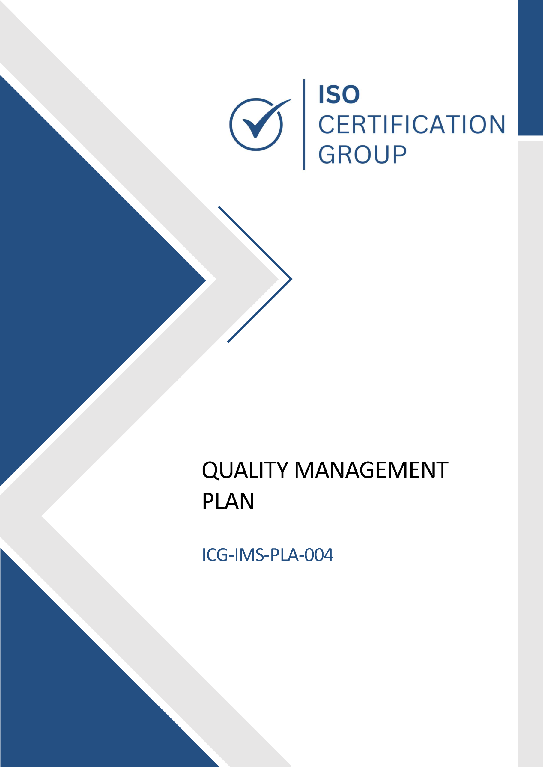 Quality Management Plan | ISO Certification Australia